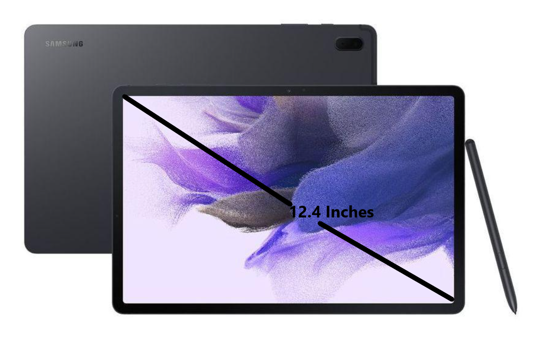 Samsung Galaxy Tab S7 FE 12.4 Inch SM-T733N 64GB, Wi-Fi, - Black. Open Box