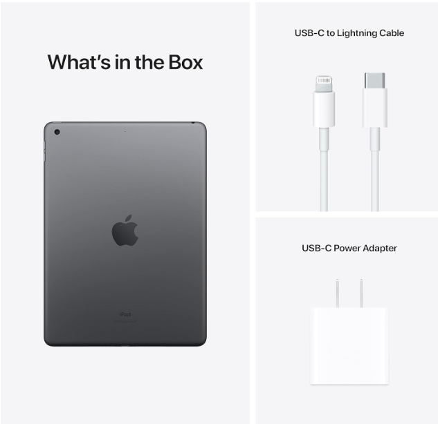 Apple iPad (9th Generation): with A13 Bionic chip, 10.2-inch Retina Display, 64G