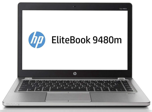 HP EliteBook 9480M 14" Intel Core i5, 8GB Ram 180GB SSD Windows 10 Pro