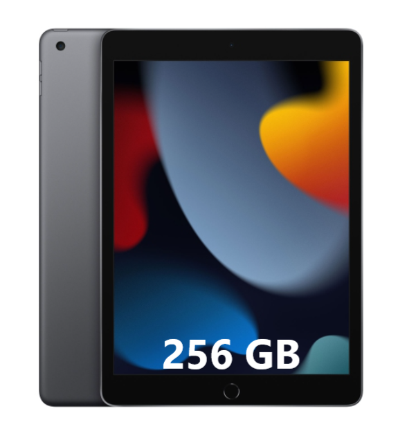 Apple iPad 9th Gen. 256 GB Storage A13 Bionic chip, 10.2-inch Retina Display