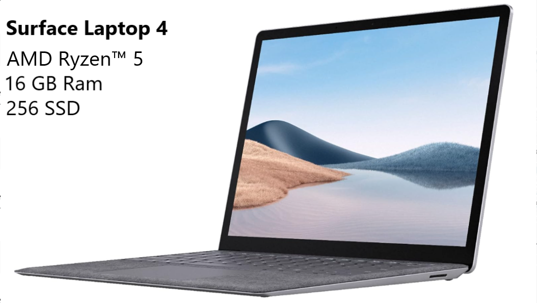Microsoft Surface Laptop 4 (13.5") Ryzen 5 - 16GB RAM, 256GB SSD