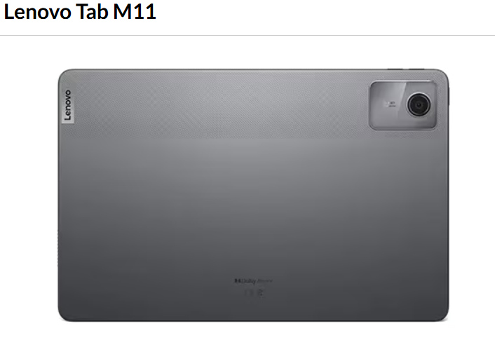 Lenovo Tab M11 (11 Inches) 128 GB (CAD version) - Luna Grey