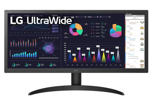LG 26" UltraWide Monitor (26WQ500) FHD (2560x1080) IPS HDR10, AMD FreeSync 75HGZ