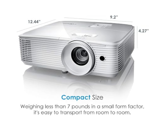 Optoma W331 DLP Projector | 3300 Lumens | 1280×800 | HDMI | Very Good Condition