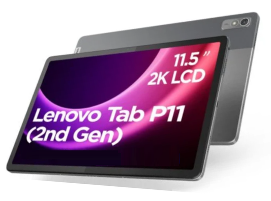Lenovo Tab plus 11.5" (2nd Gen) 128GB, Wi-Fi, 11.5" 2K Android, Storm Gray. Renewed