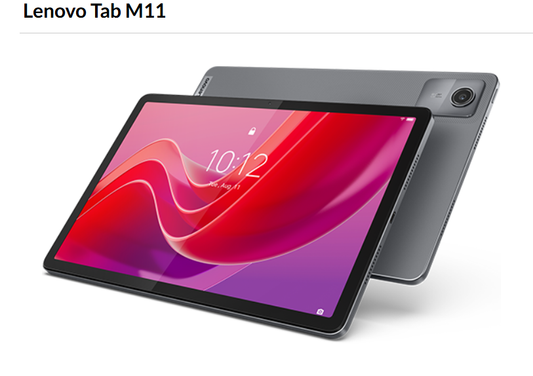 Lenovo Tab M11 (11 Inches) 128 GB (CAD version) - Luna Grey